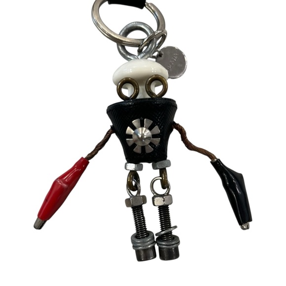 Prada Saffiano Robot Keychain - Picture 2 of 5